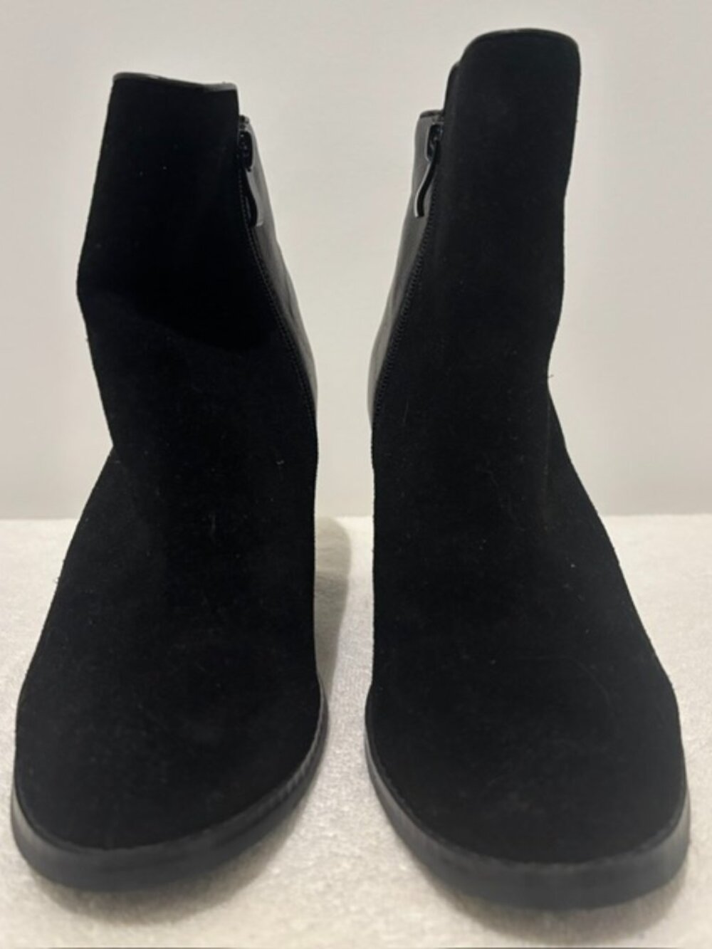Black Very Volatile Leather & Suede Bootie - 8